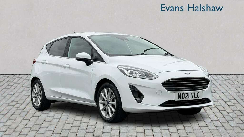 Ford Fiesta 1.0 Ecoboost Hybrid Mhev 125 Titanium 2021 White