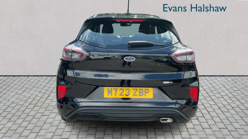 Ford Puma 1.0 Ecoboost Hybrid Mhev St-line 2023 MT23ZBP Black #4