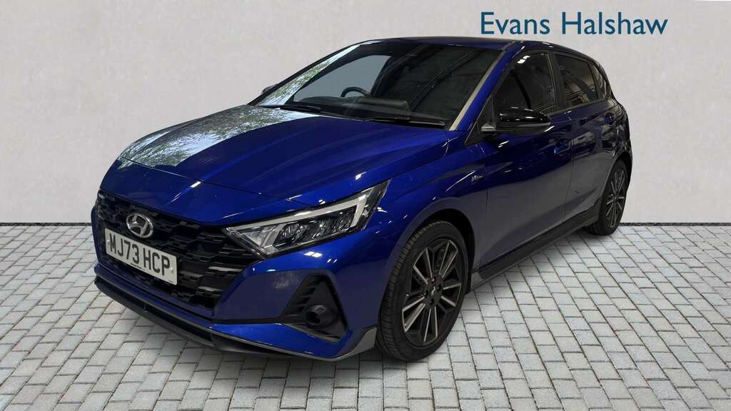 Hyundai I20 1.0T Gdi 48V Mhd 120 N Line 2023 MJ73HCP Blue #3