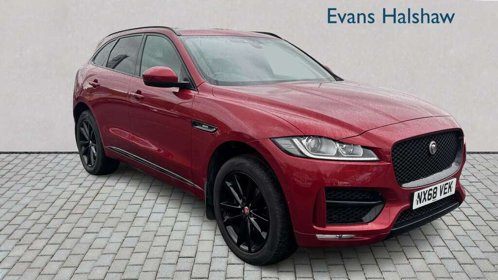 Jaguar F-Pace 2.0D R-sport Awd 2018 Red