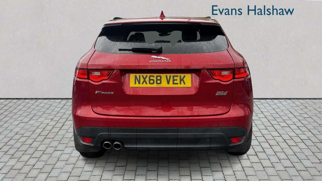 Jaguar F-Pace 2.0D R-sport Awd 2018 NX68VEK Red #6
