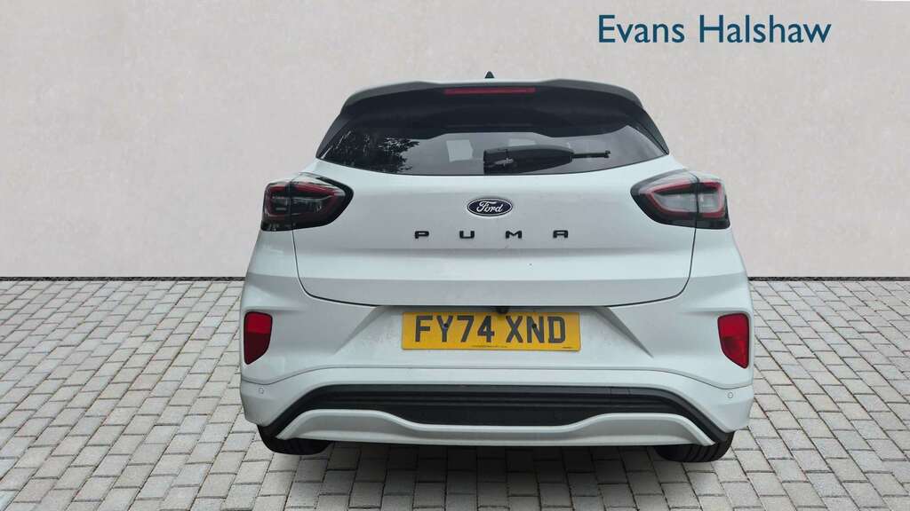 Ford Puma 1.0 Ecoboost Hybrid Mhev 155 St-line X Dct 202 FY74XND White #3
