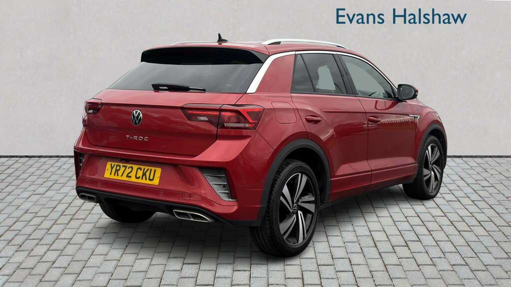 Volkswagen T-Roc 1.5 Tsi R-line Dsg 2022 YR72CKU Red #2