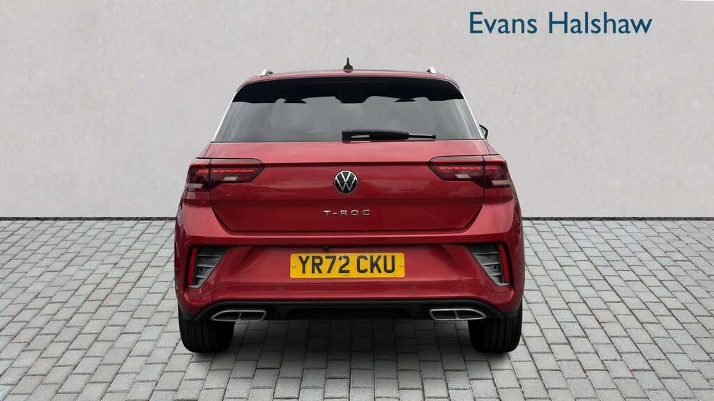 Volkswagen T-Roc 1.5 Tsi R-line Dsg 2022 YR72CKU Red #3