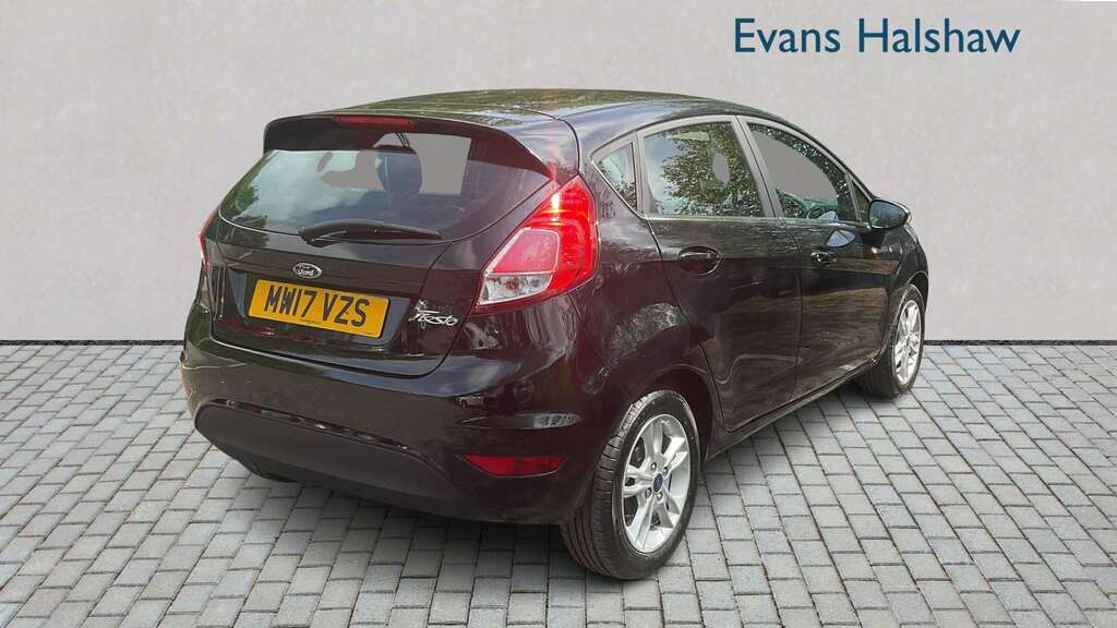 Ford Fiesta 1.25 82 Zetec 2017 MW17VZS Black #6
