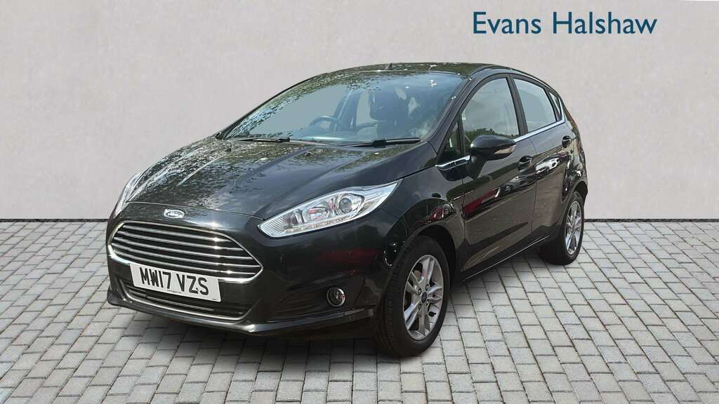 Ford Fiesta 1.25 82 Zetec 2017 MW17VZS Black #2