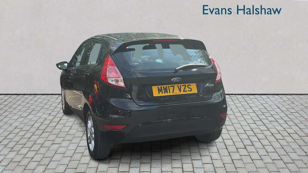 Ford Fiesta 1.25 82 Zetec 2017 MW17VZS Black #4