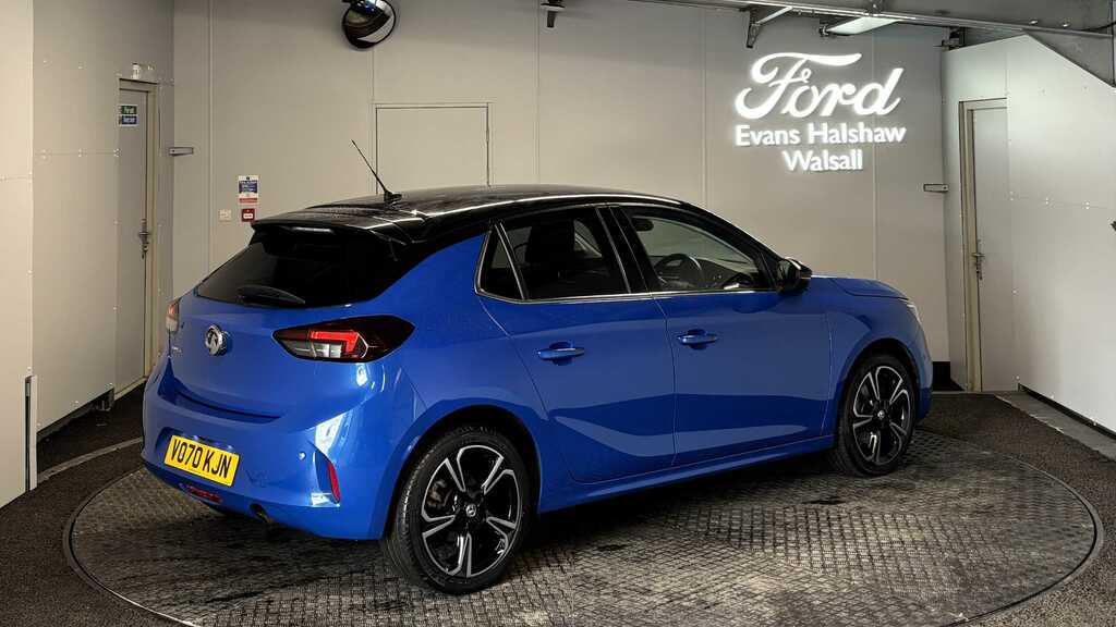 Vauxhall Corsa 1.2 Turbo Elite Nav Premium 2020 VO70KJN Blue #4