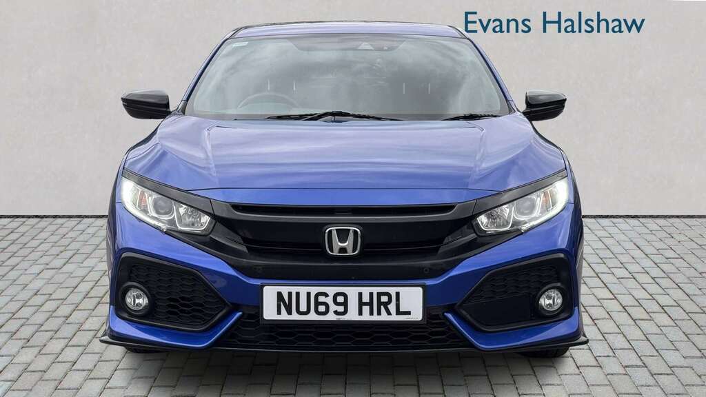Honda Civic 1.0 Vtec Turbo 126 Sport Line 2019 NU69HRL Blue #3