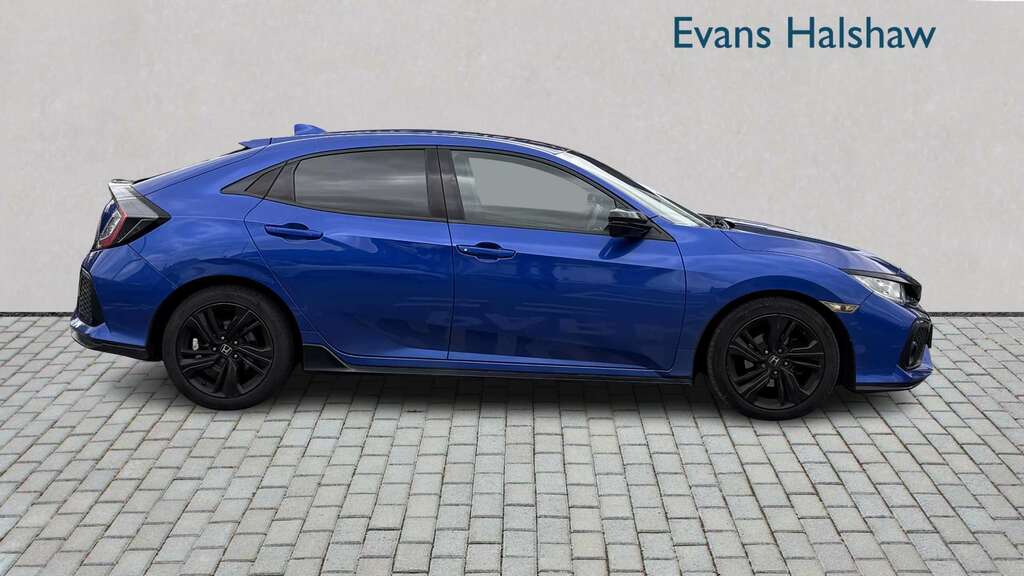 Honda Civic 1.0 Vtec Turbo 126 Sport Line 2019 NU69HRL Blue #5