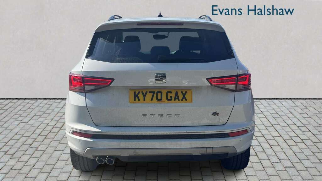 Seat Ateca 2.0 Tdi Fr Black Edition Ez Dsg 2020 KY70GAX White #3