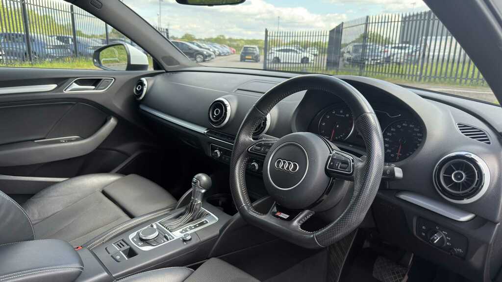 Audi A3 1.4 Tfsi 150 S Line S Tronic Nav 2015 NA65XXM White #3