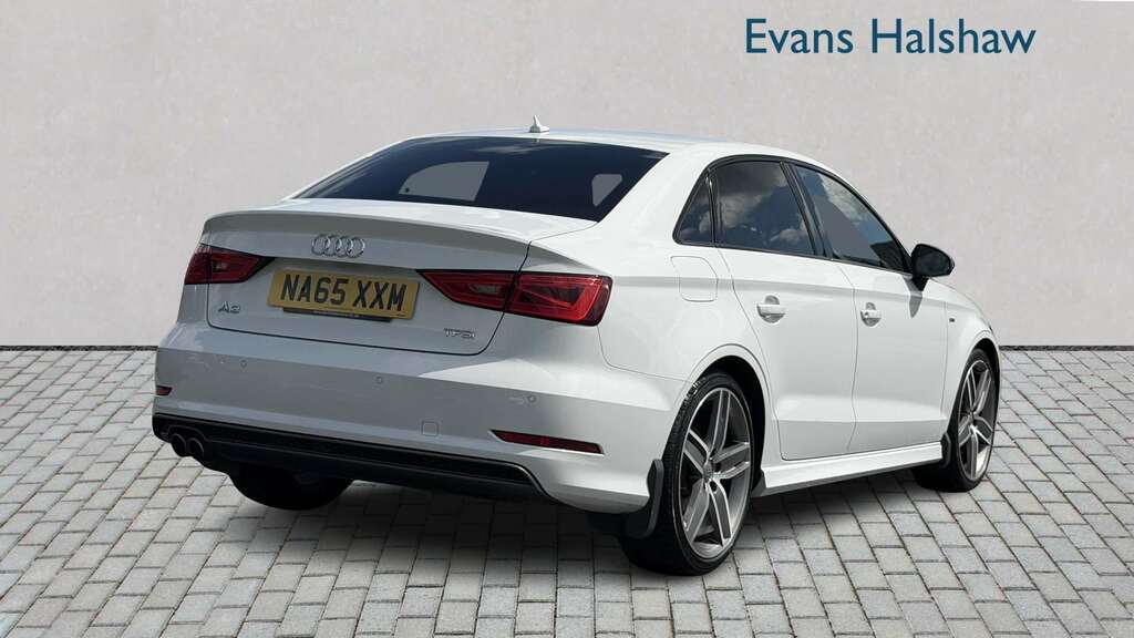 Audi A3 1.4 Tfsi 150 S Line S Tronic Nav 2015 NA65XXM White #2