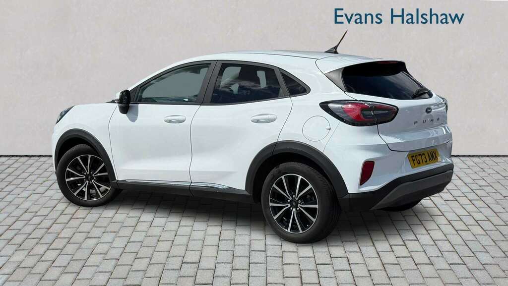 Ford Puma 1.0 Ecoboost Hybrid Mhev Titanium 2023 FG73AMX White #2