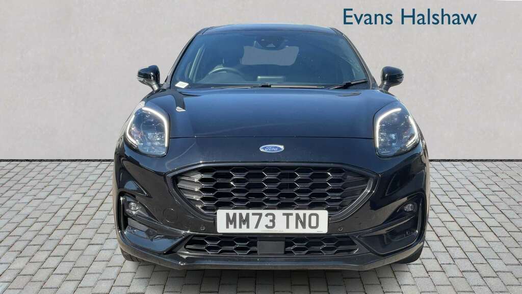Ford Puma 1.0 Ecoboost Hybrid Mhev St-line X 2023 MM73TNO Black #4
