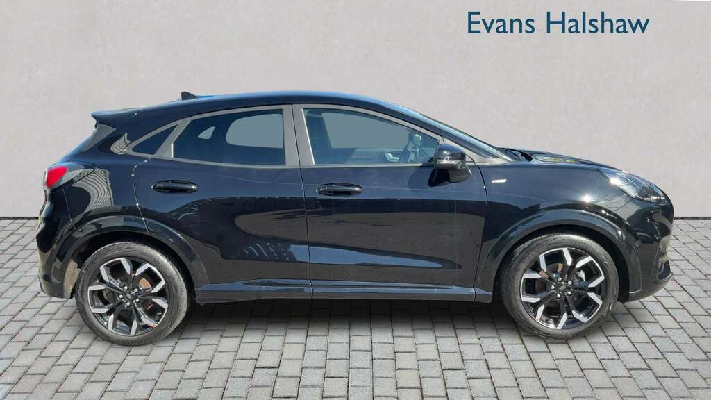 Ford Puma 1.0 Ecoboost Hybrid Mhev St-line X 2023 MM73TNO Black #3