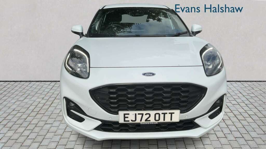 Ford Puma 1.0 Ecoboost Hybrid Mhev St-line Dct 2022 EJ72OTT White #3