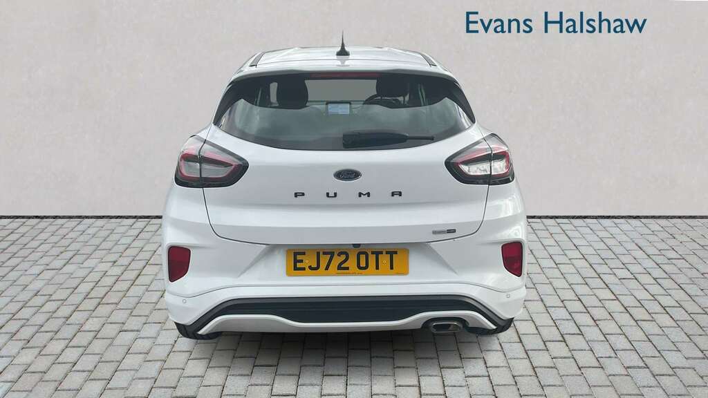 Ford Puma 1.0 Ecoboost Hybrid Mhev St-line Dct 2022 EJ72OTT White #4