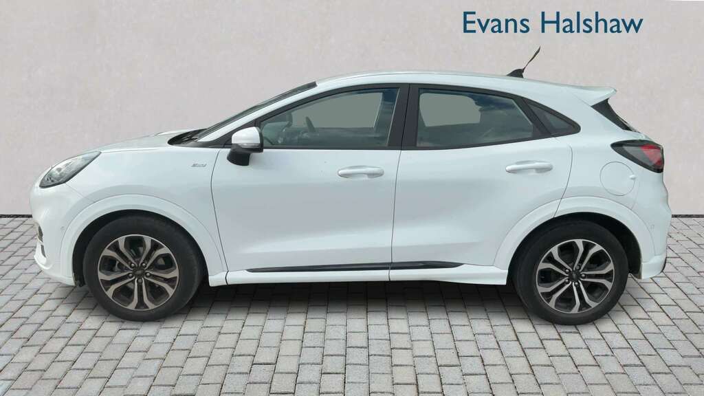 Ford Puma 1.0 Ecoboost Hybrid Mhev St-line Dct 2022 EJ72OTT White #2