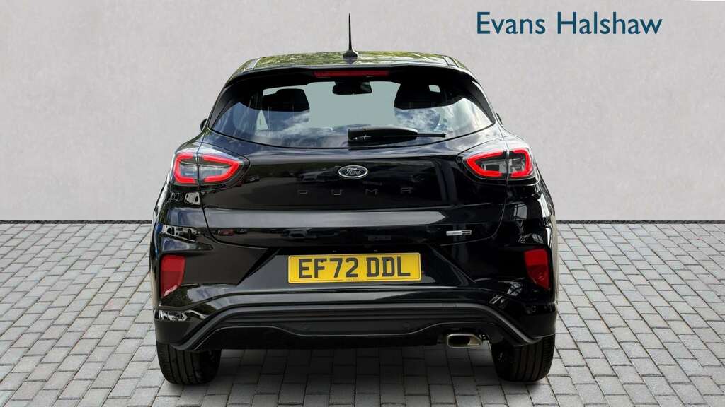 Ford Puma 1.0 Ecoboost Hybrid Mhev St-line Dct 2023 EF72DDL Black #6