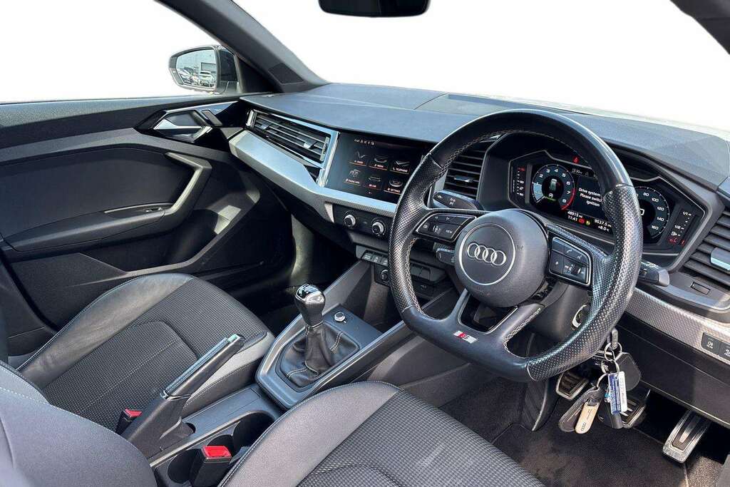 Audi A1 30 Tfsi 110 Black Edition 2021 LR71ORJ White #5