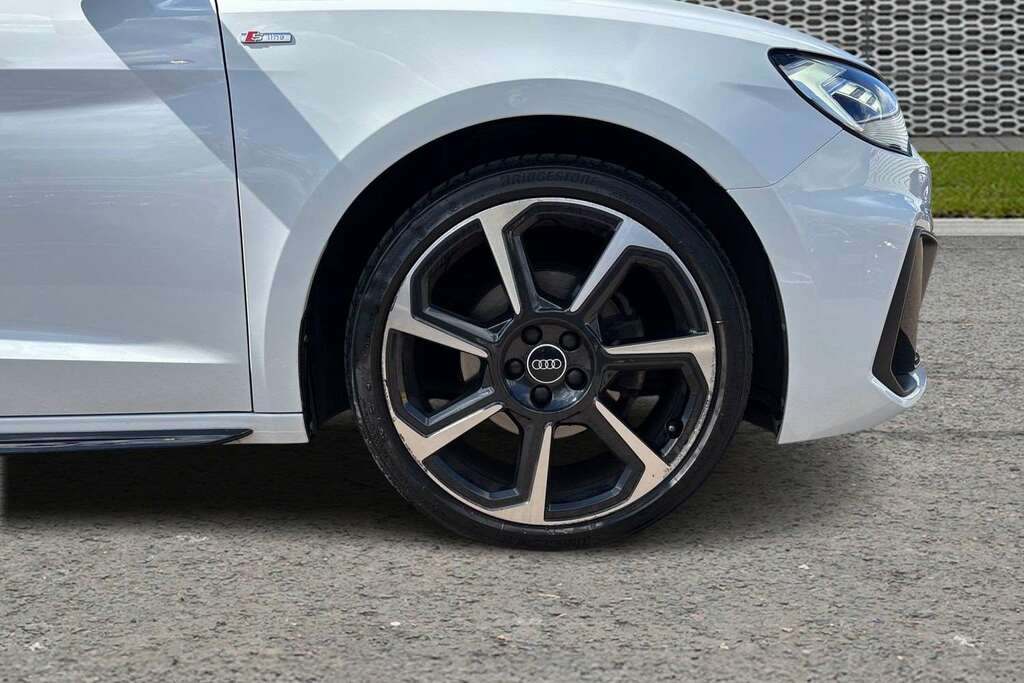 Audi A1 30 Tfsi 110 Black Edition 2021 LR71ORJ White #4