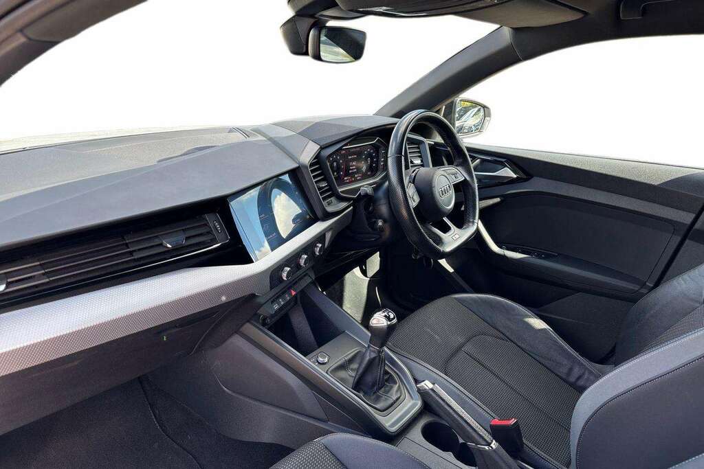 Audi A1 30 Tfsi 110 Black Edition 2021 LR71ORJ White #2