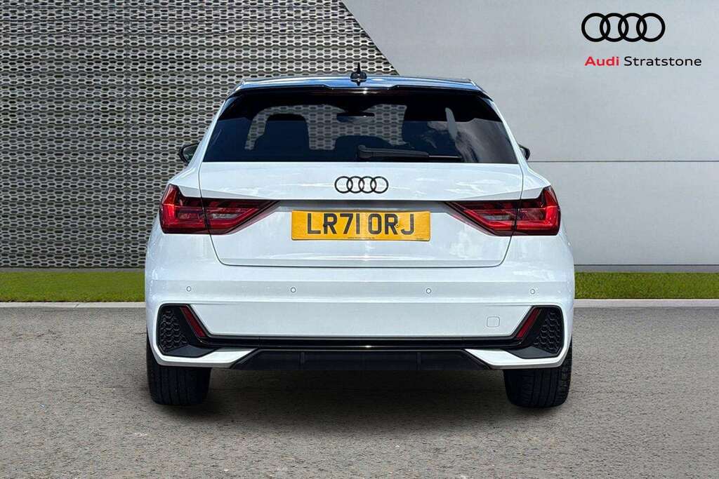 Audi A1 30 Tfsi 110 Black Edition 2021 LR71ORJ White #6