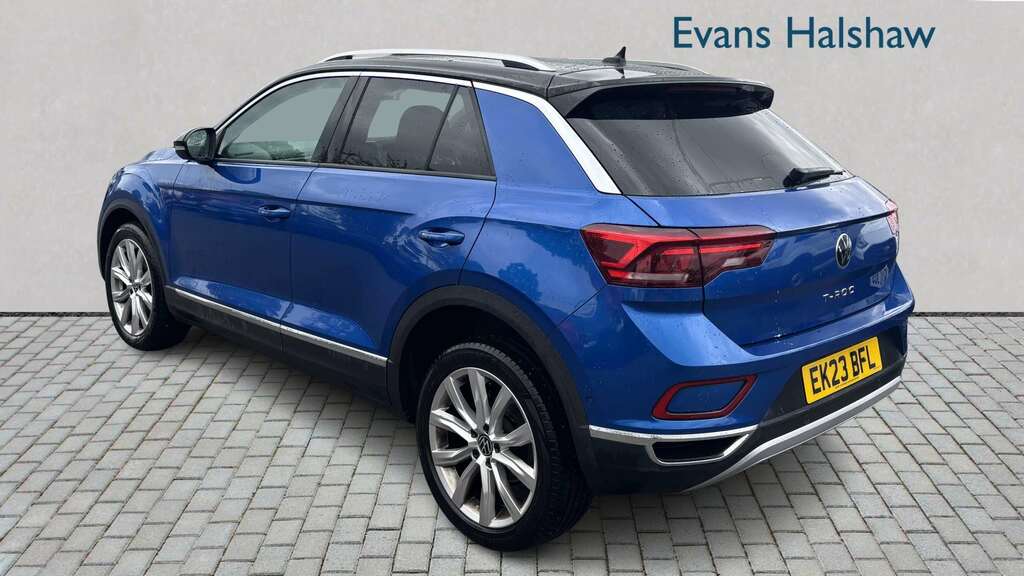 Volkswagen T-Roc 1.0 Tsi Style 2023 EK23BFL Blue #2
