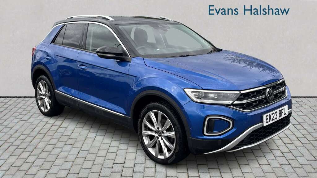 Volkswagen T-Roc 1.0 Tsi Style 2023 Blue