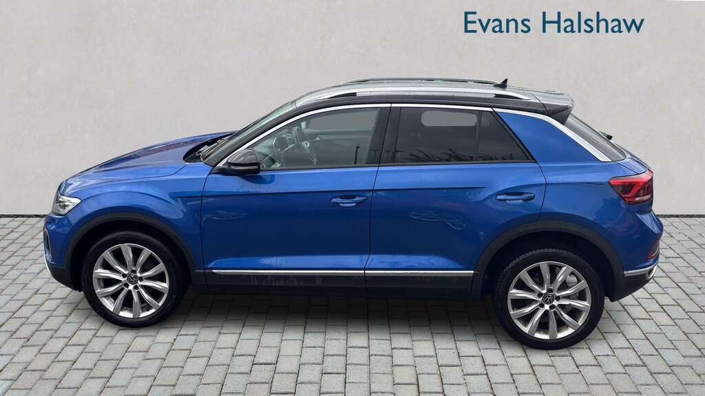 Volkswagen T-Roc 1.0 Tsi Style 2023 EK23BFL Blue #3