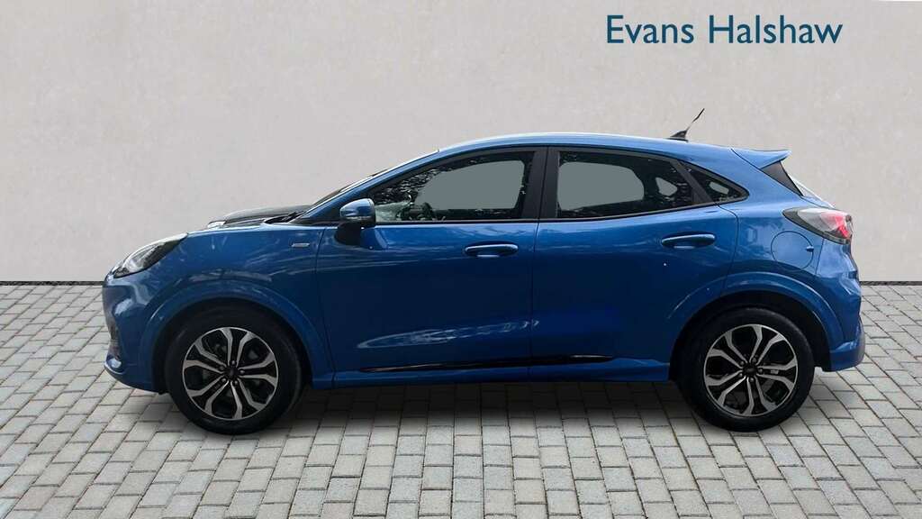 Ford Puma 1.0 Ecoboost Hybrid Mhev St-line Dct 2023 AX72JWY Blue #5