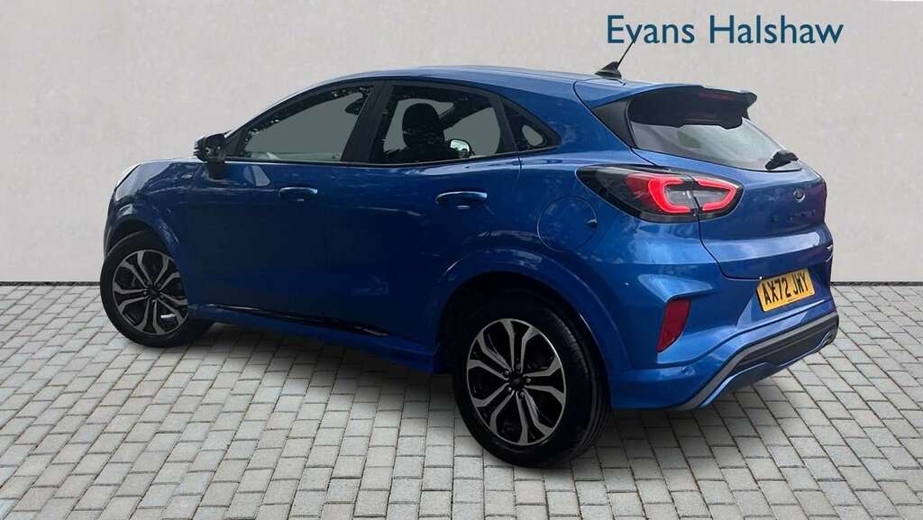 Ford Puma 1.0 Ecoboost Hybrid Mhev St-line Dct 2023 AX72JWY Blue #2