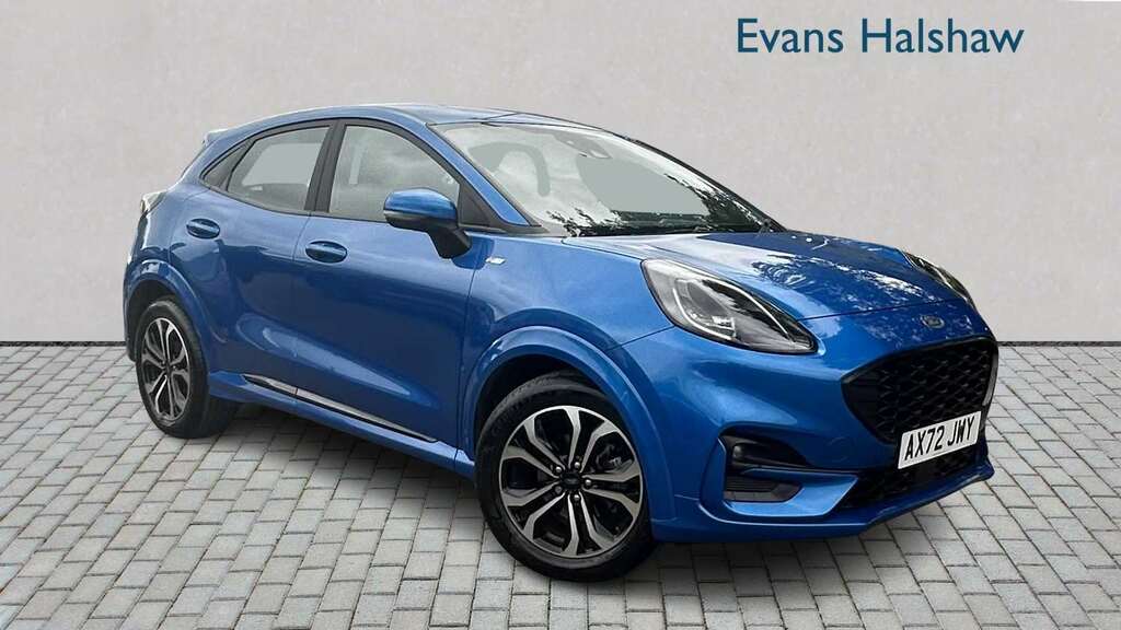 Ford Puma 1.0 Ecoboost Hybrid Mhev St-line Dct 2023 Blue