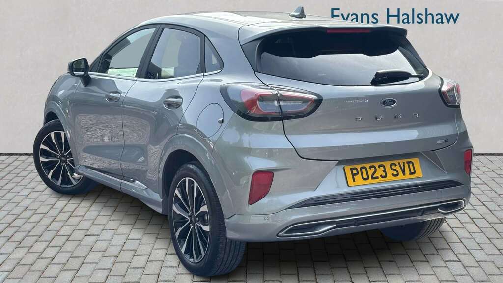 Ford Puma 1.0 Ecoboost Hybr Mhev 155 St-line Vignale Dct PO23SVD Silver #3