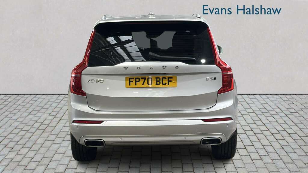 Volvo XC90 2.0 B5p 250 Momentum Awd Gtron 2021 Silver #5