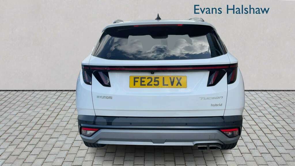 Hyundai Tucson 1.6T Hybrid Ultimate 2025 FE25LVX White #4