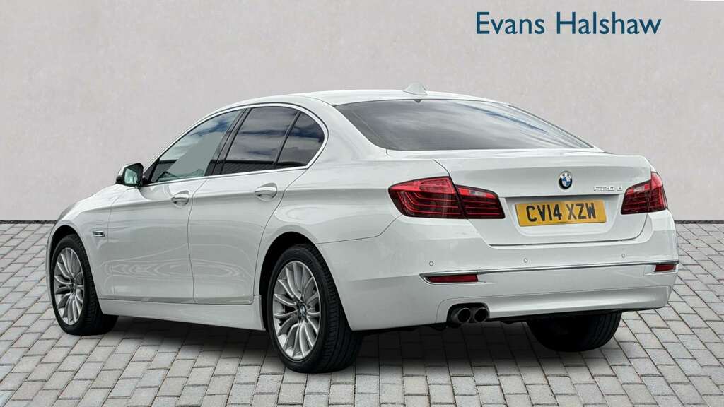 BMW 5 Series 520D Luxury Step 2014 CV14XZW White #2