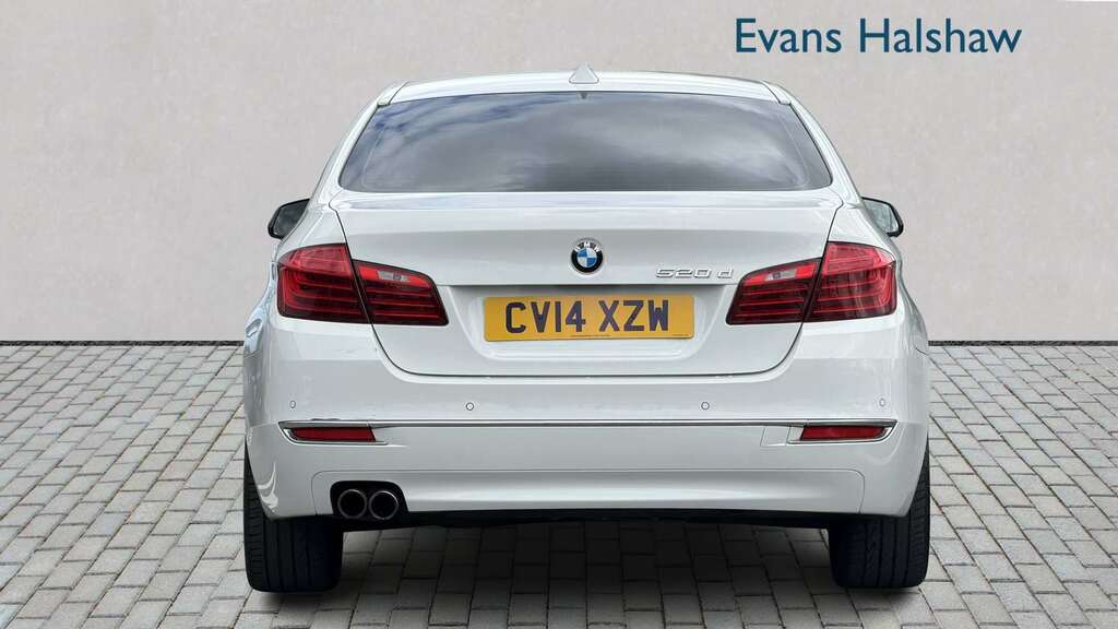 BMW 5 Series 520D Luxury Step 2014 CV14XZW White #5