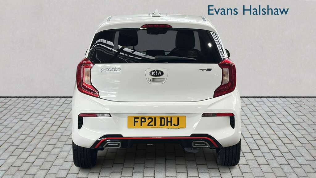 Kia Picanto 1.0T Gdi Gt-line 4 Seats 2021 FP21DHJ White #4