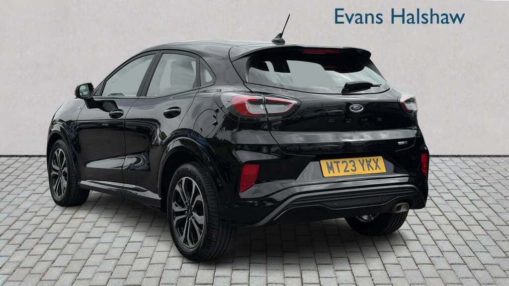 Ford Puma 1.0 Ecoboost Hybrid Mhev St-line 2023 MT23YKX Black #2