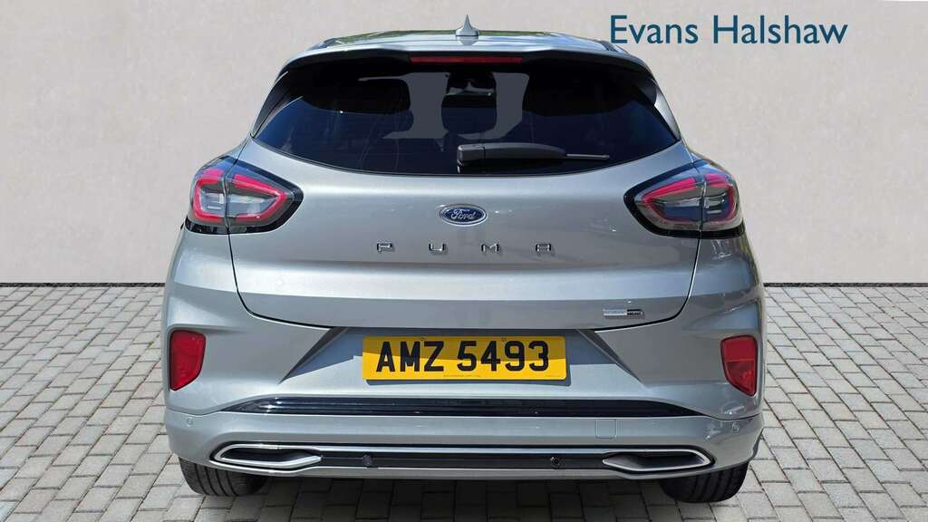 Ford Puma 1.0 Ecoboost Hybrid Mhev 155 St-line Vignale 2 AMZ5493 Silver #6