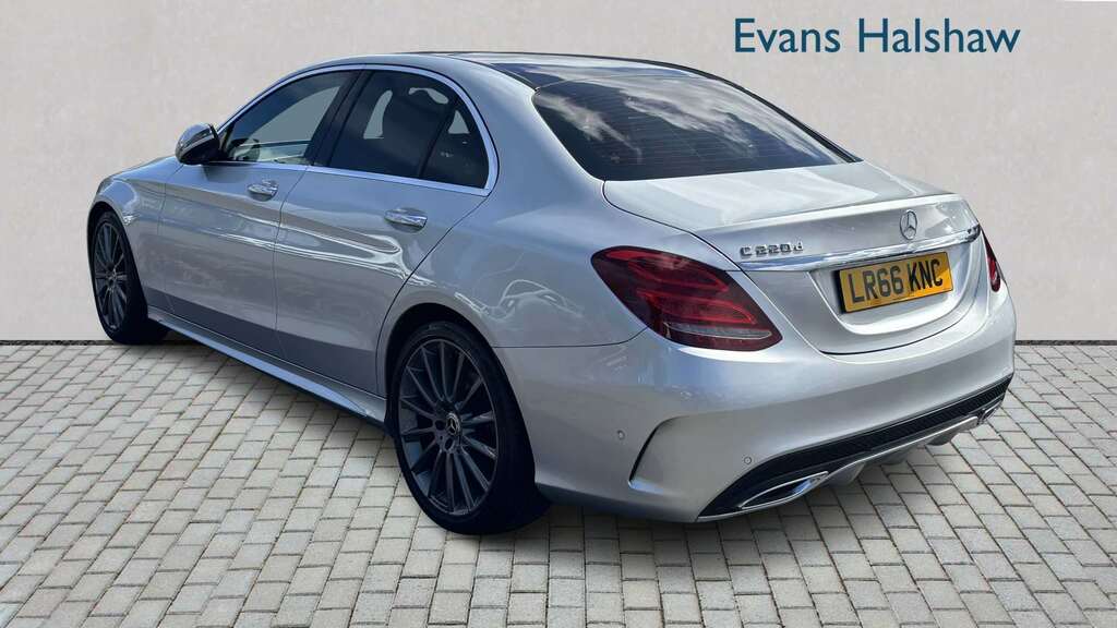 Mercedes-Benz C Class C220d Amg Line Premium 2016 LR66KNC Silver #2