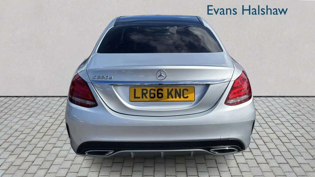Mercedes-Benz C Class C220d Amg Line Premium 2016 LR66KNC Silver #5
