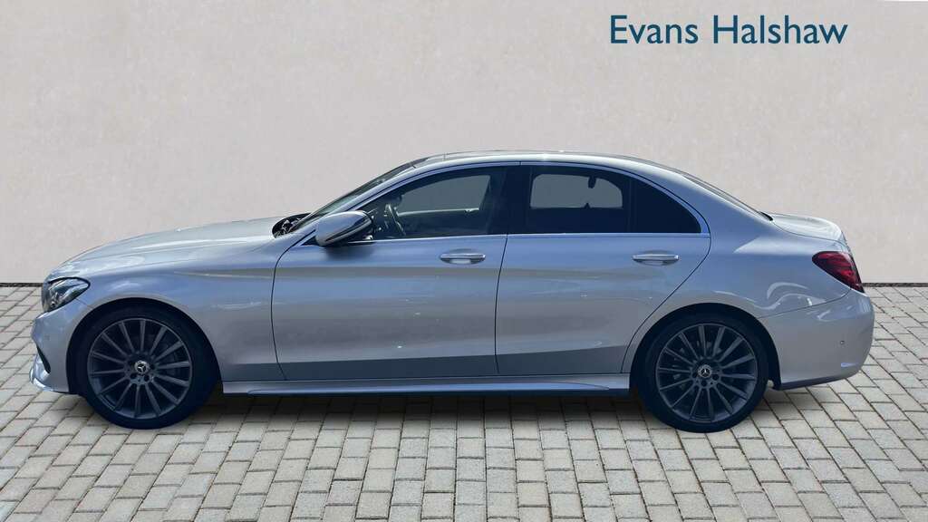 Mercedes-Benz C Class C220d Amg Line Premium 2016 LR66KNC Silver #3