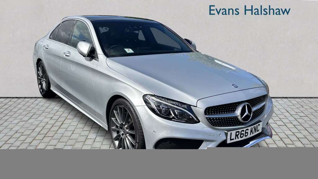 Mercedes-Benz C Class C220d Amg Line Premium 2016 Silver