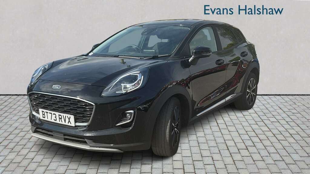 Ford Puma 1.0 Ecoboost Hybrid Mhev Titanium 2023 BT73RVX Black #2
