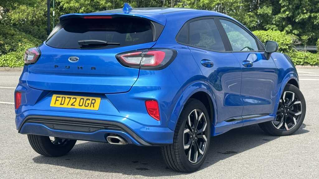 Ford Puma 1.0 Ecoboost Hybrid Mhev St-line X Dct 2023 FD72OGR Blue #5