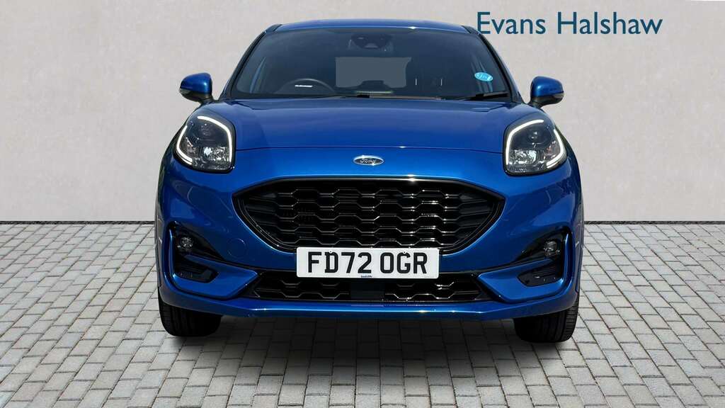 Ford Puma 1.0 Ecoboost Hybrid Mhev St-line X Dct 2023 FD72OGR Blue #3