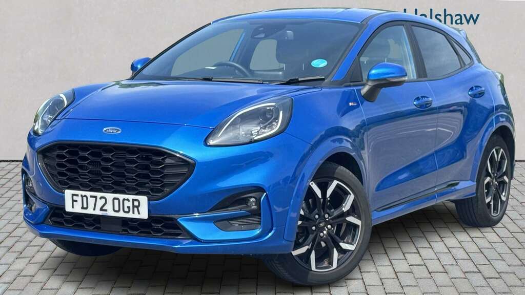 Ford Puma 1.0 Ecoboost Hybrid Mhev St-line X Dct 2023 FD72OGR Blue #4